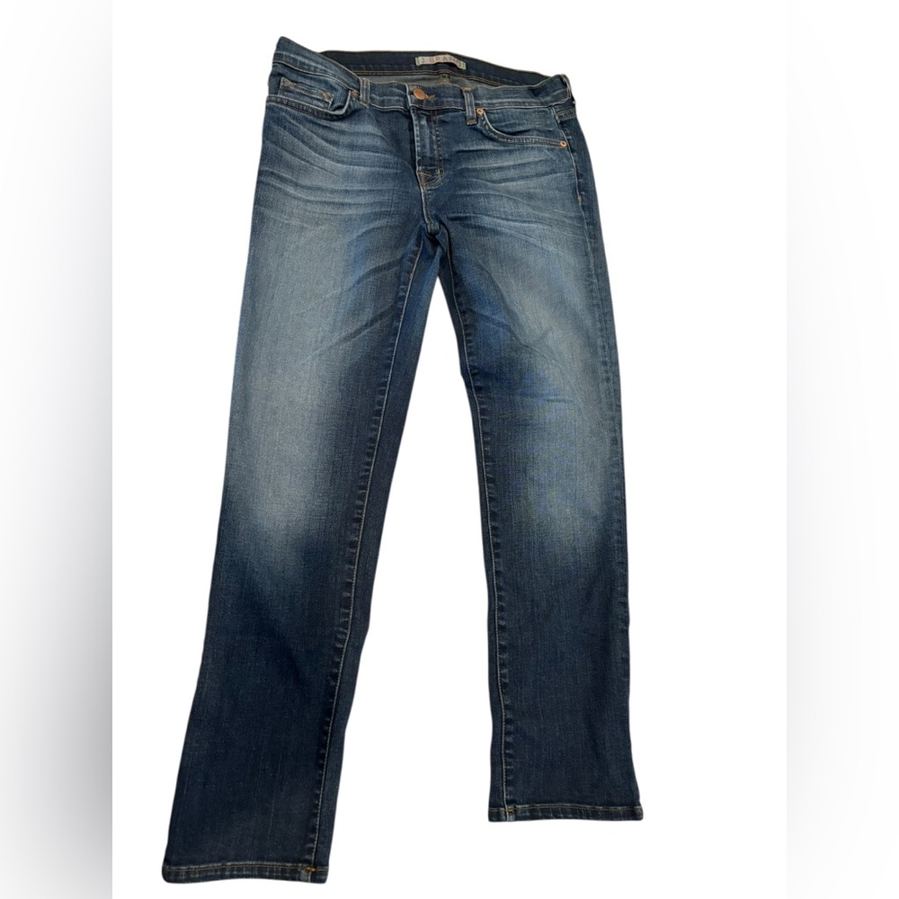 J Brand Women's Medium-Dark Wash Straight Leg Jeans Size 28
